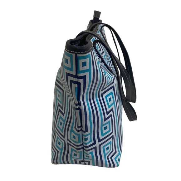 Jonathan Adler tote bag - fabric lining - multi colored print / patterned - Blue - Picture 3 of 16